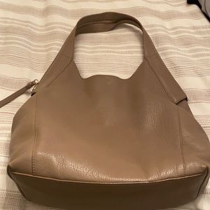 Putty/ beige handbag